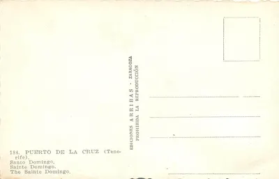Port Puerto de la Cruz — Tenerife — Wydawnictwo Arribas — Rewers
