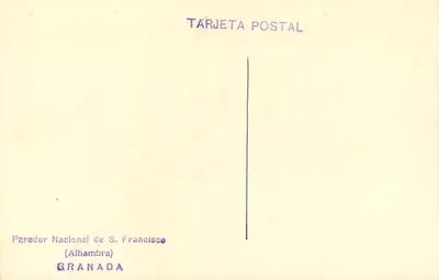Wewnętrzna kwatera Paradoru Narodowego S. Francisco — Alhambra — Granada — Rewers
