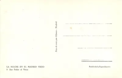 San Pedro el Viejo — Madrid — editor Alfonso — Verso
