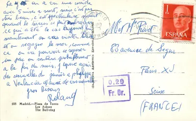 Madryt — Plac Zbrojnych — Areny — Hépatoïa Artística — Rewers