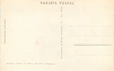 Plaça de cala Mayor — Majorka (Palma) — 7820 — wydawca Zerkowitz — Rewers