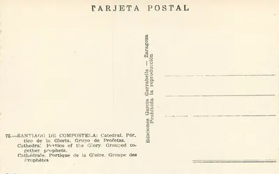 Portyk Chwały — Grupa Proroków — Wydawnictwo Garcia Garrabella — Rewers
