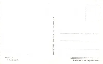 La Giralda — Sewilla — Wydawnictwo Sicilia — Rewers
