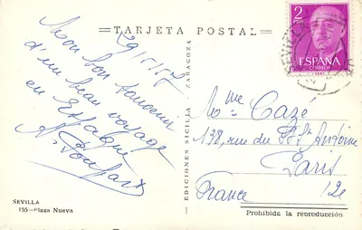 Plaza Nueva — Sewilla — Wydawnictwo Sicilia — Rewers