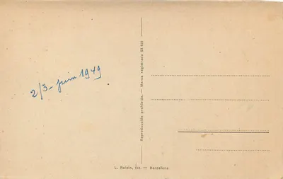 Cádiz — Praia — L. Roisin, fot. — Barcelona, n° 53.425 — Verso