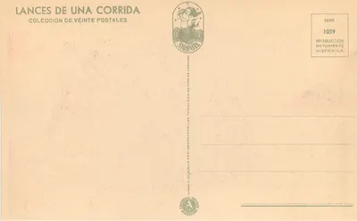 Todas al Quite — Túser — Sirentia, seria 1059 — Rewers