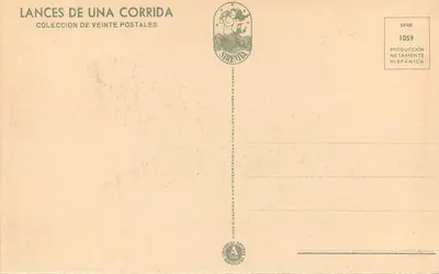 Manoletina — Tuser — Editore Artigas, serie 1059 — Verso