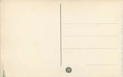 Santa María la Blanca w Toledo — wnętrze z kolumnami i łukami — wydawca IAHE, n° 56 — Rewers