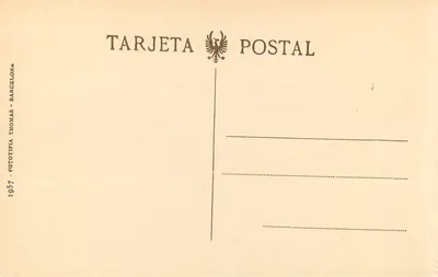 Cádiz - Castelo de San Sebastián e Farol — editor Thomas Thomas, série 17 — Verso