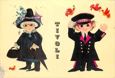 Tivoli — Atração de Copenhague — Tivoli Poster, Design: Richardt
