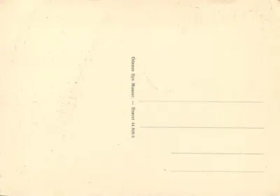 Dom H.C. Andersena — Odense — Litografia 1867 — Rewers
