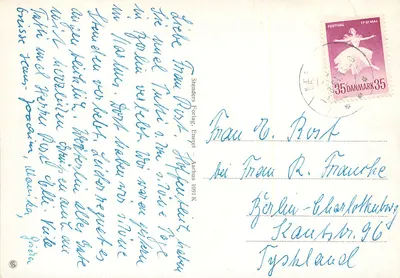 Aarhus. Widok na miasto — Sternder Forlag, nr 1091 K — Rewers