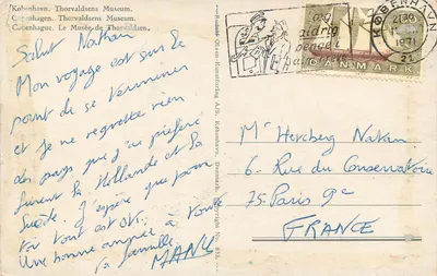 Kopenhaga — Most Nyhavn — Muzeum Thorvaldsena — Rudolf Olsen Kunstforlag A/S — Rewers