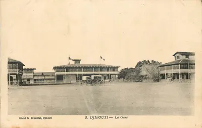Djibuti — A Estação — Cliché G Bronillet, Djibouti