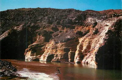 Lago Assal, as fontes de água quente — Djibuti — Edição O. Martini, Paris