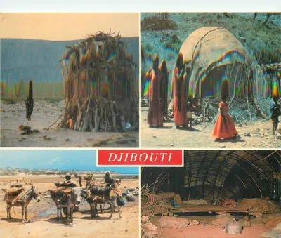 Djibuti — Acampamento nômade — Edição SOFRAF