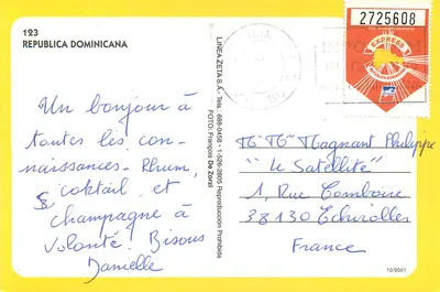 Bávaro — tropikalna plaża — Linea Zeta S.A. n°123 — Rewers
