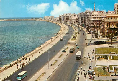 Alexandria — A Corniche — editor K. LAMBELET & LANDROCK, n° 207