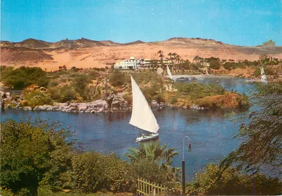 Visão do Nilo em Assuã — Editor: Dar Al-Izziin Al-Siyahjiyya, n° 5364