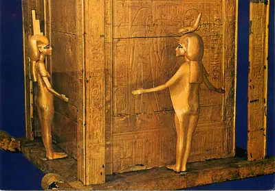 Grande cofre das canópas de ouro — Tutankhamun — editor K. Lambelet & Co., Cairo, n° 98