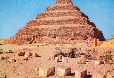 Sakkara — Pirâmide em degraus de Zoser — M-G-El-Amal El-Gaded
