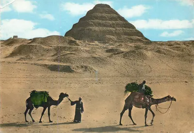 Sakkara — A pirâmide escalonada — K. Lambelet & Landrock
