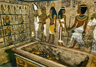 Tebas - Quarto de sepultura de Tutankhamun — editor K. Landrock & Cie, n° 624