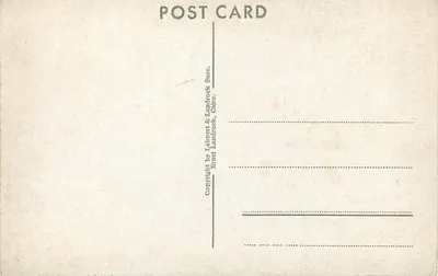 Cairo - O Grande Esfinge — editor Ernst Landrock & Co. — Verso