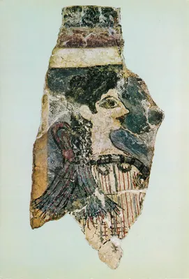 Fresque de Knossos — A Parisiense — Museu de Héráclion