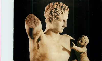 Olympia - Cabeça da estátua de Hermes — Edição Hannibal, Atenas