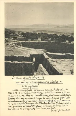 A Aéropole de Micenas — A méropole real e a planície da Argólide — editor Clidie Bué, n°515