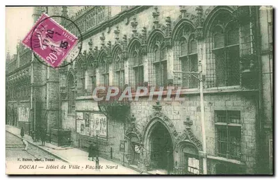 Douai — Hotel de Ville - Fachada Norte — E. Baron, fot., Douai