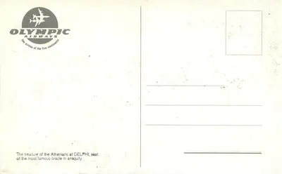 Szczyt Apollona w Delphach — miejsce archeologiczne — Olympic Airways — Rewers