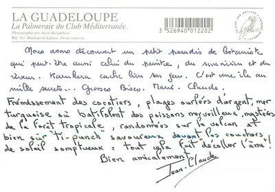 Święta Anna — Guadeloupe — Alexis Boisdebout — Rewers
