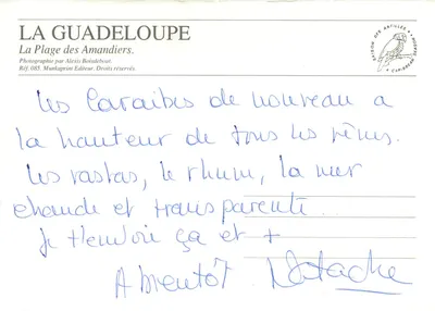 Guadalupe — Sainte-Rose — Alexis Boisdebout — Verso