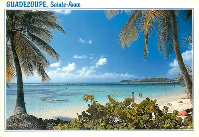 Guadalupe, Sainte-Anne — praia da Caravelle — Edições Exbrarat