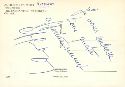 Guinguette — Stary młyn — Hachette - Antilles, n° 5622 — Rewers