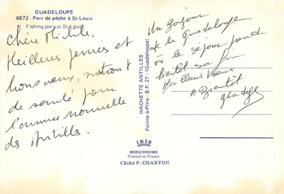 Port rybacki w St-Louis — Guadeloupe — Hachette Antilles — Rewers