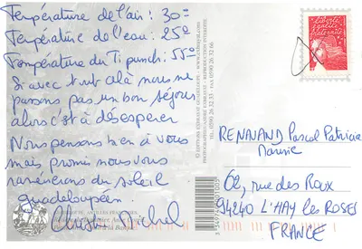 Rivière du Bananier — Guadeloupe — Wydawnictwo Exbravat — Rewers