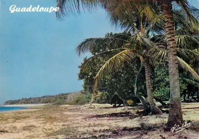 Praia 'La Ferrière' em Capesterre — Guadalupe — edição Candalen n°62 T