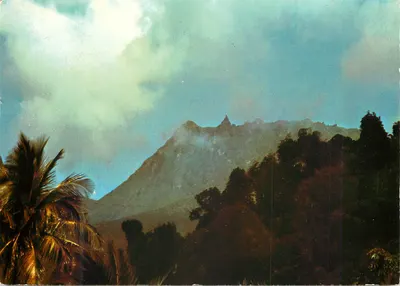 La Soufrière vista de Gourbeyre — Guadalupe — Images Caraïbes S.069