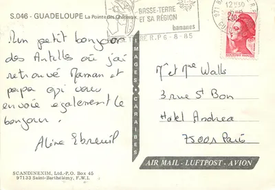 La Pointe des Châteaux — Guadeloupe — SCANDINEXIM, Ltd. — Rewers