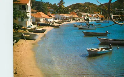 Âncora entre os Bananeiros — Ancoradouro de Terre-de-Haut — Imagens Caribenhas S.016