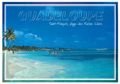 Saint-François, praia dos Raisins Clairs — Guadalupe — Éditions Exbrayat
