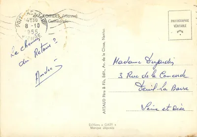 Katedra w Poitiers — widok fasady — Wydawnictwo Gaby — Rewers