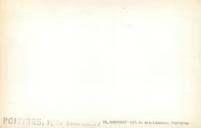 Poitiers — Igreja de São Hilário — GL GOUVRAT — Verso
