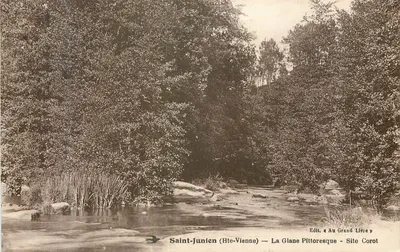 Saint-Junien (Hte-Vienne) — A Glane Pittoresca — Local Corot — Edit. Au Grand Livre