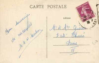 Saint-Junien (Hte-Vienne) — A Glane Pittoresca — Local Corot — Edit. Au Grand Livre — Verso
