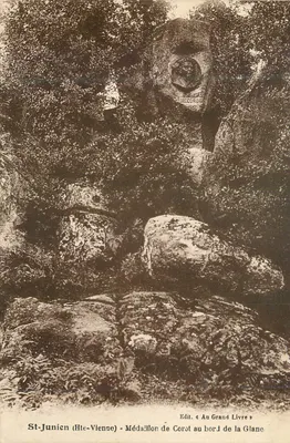 St-Junien (Hte-Vienne) - Medalhão de Corot na margem da Glane — Edit. « Au Grand Livre »