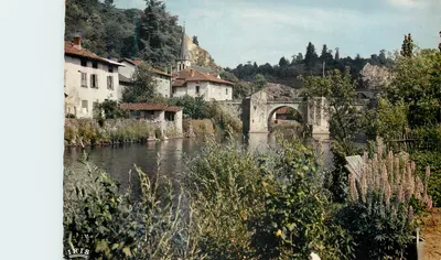 Saint-Léonard — Sobre a Vienne, o Ponte de Noblat construído no século XVIII — Edições « Trésor » Limoges